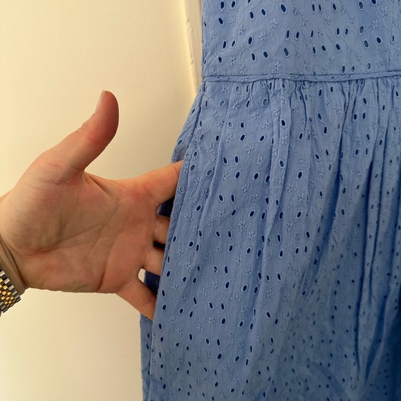 NWT JCrew Eyelet Shirt Dress - Picture 2 of 3